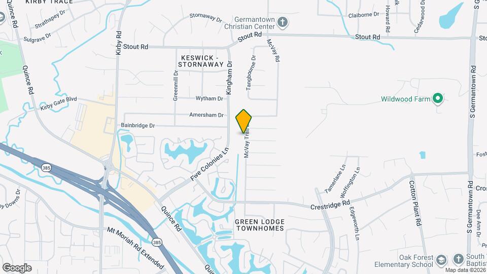 2861 McVay Trail Dr Mapa y Detalles de la Ubicación