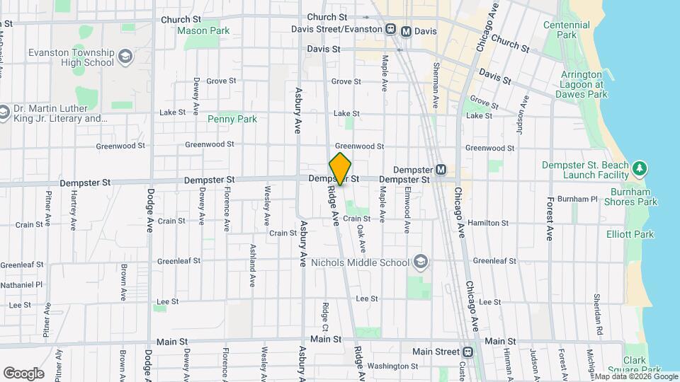 1235 Ridge Ave, Unit Coach House Apartment Map and Location Details