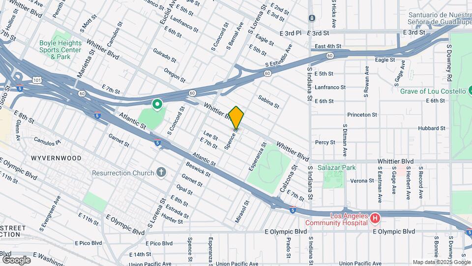 920 Spence St Map and Location Details