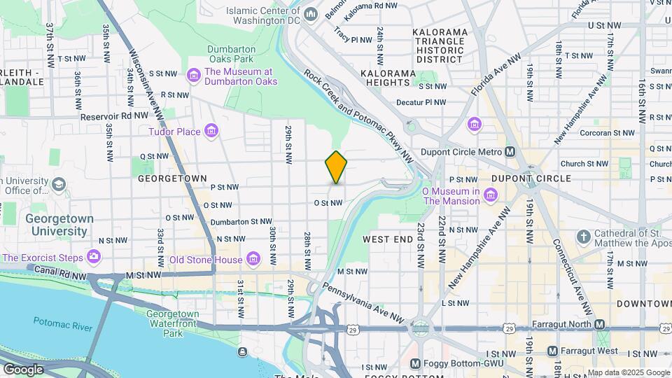 2614 P St NW Map and Location Details