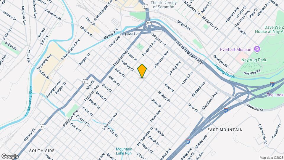 502 S Webster Ave Mapa y Detalles de la Ubicación