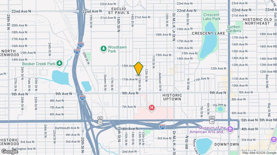 1110 13th St N, Unit 1110.5 13th Street N Mapa y Detalles de la Ubicación