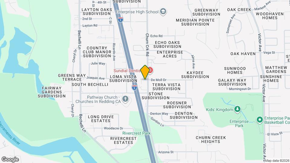 3910 Churn Crk Rd Map and Location Details