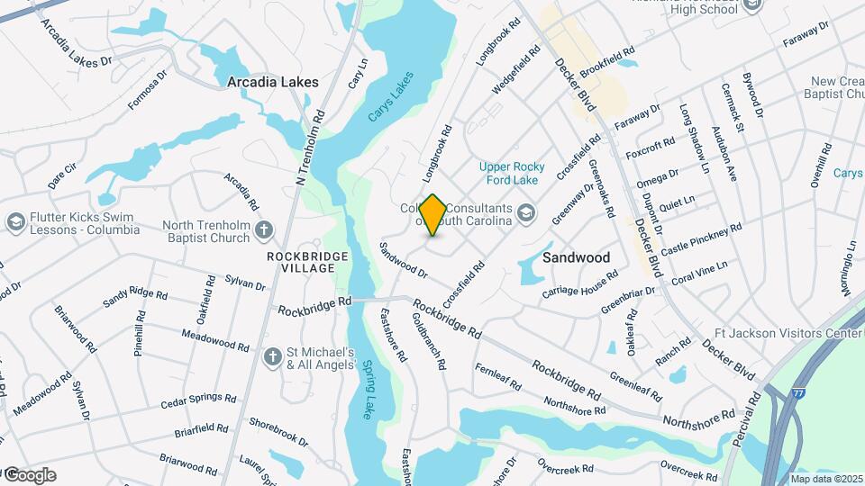 6503 Sandale Dr Map and Location Details