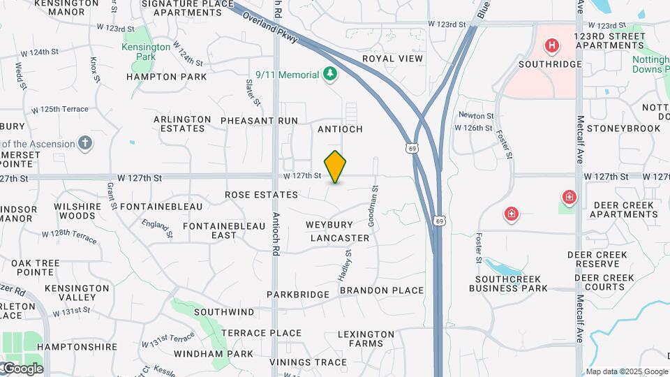 12709 Woodward St Map and Location Details