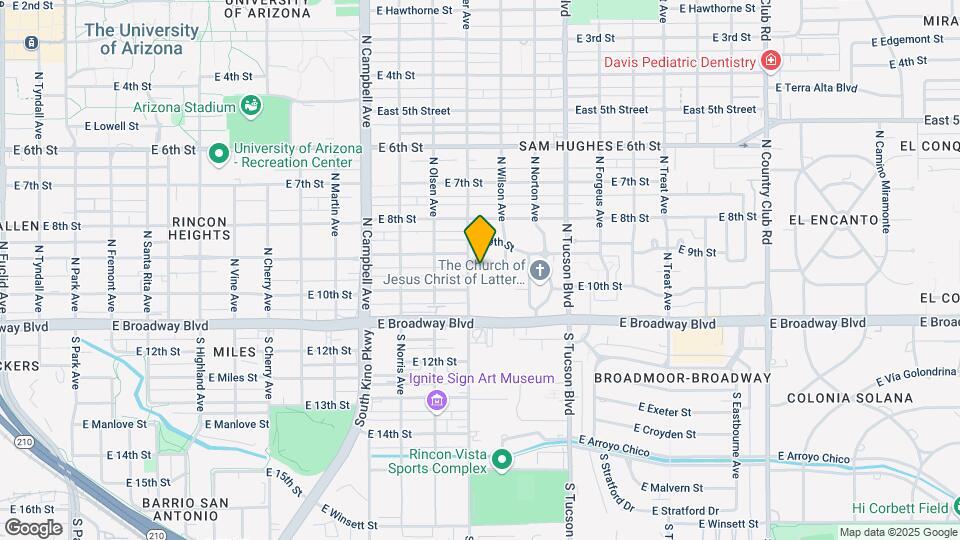 2212 E La Mirada St Map and Location Details