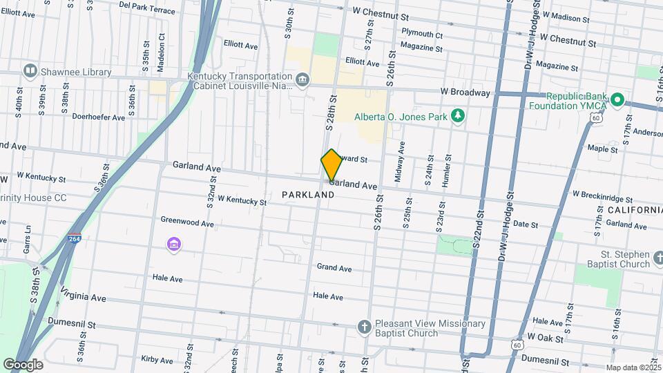 2724 Garland Ave Map and Location Details