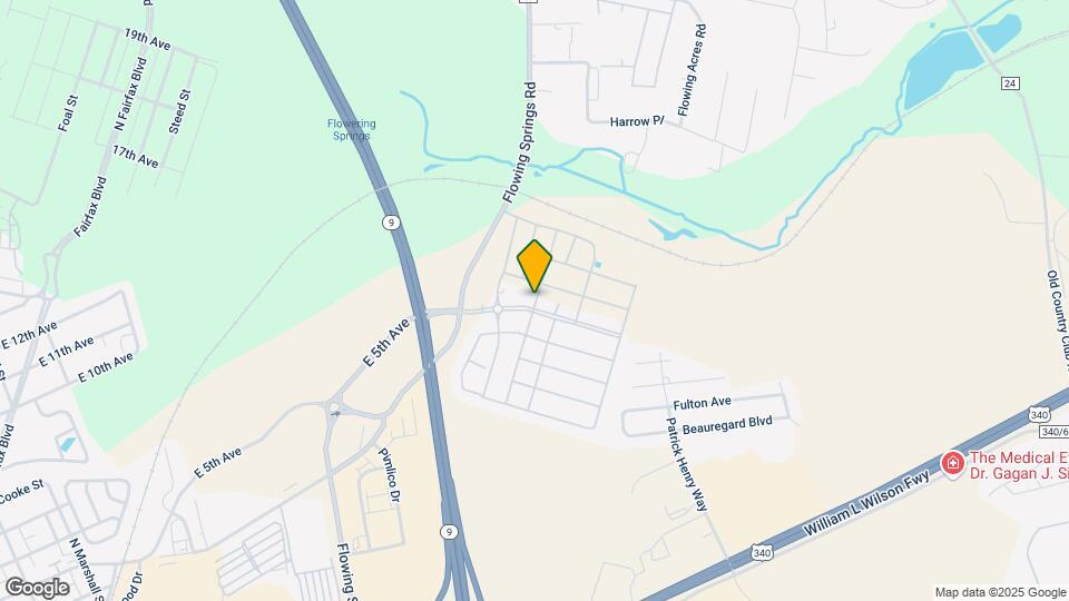 293 Mineral Springs Rd Map and Location Details