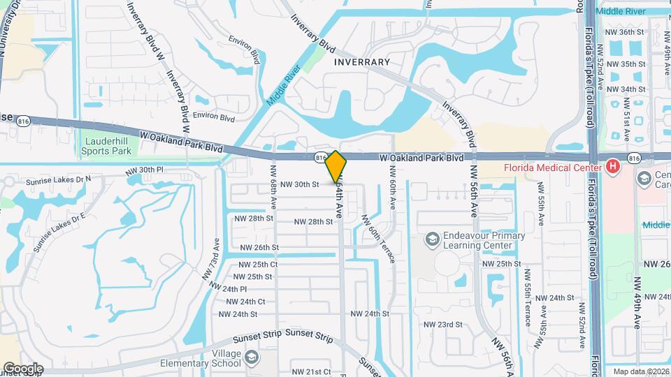 6400 NW 30th St Map and Location Details