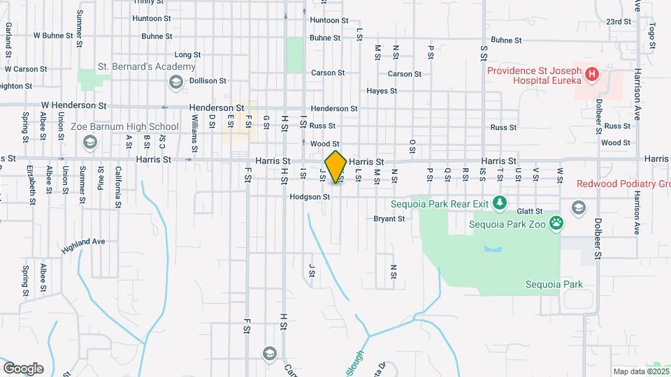 3222 K St Map and Location Details