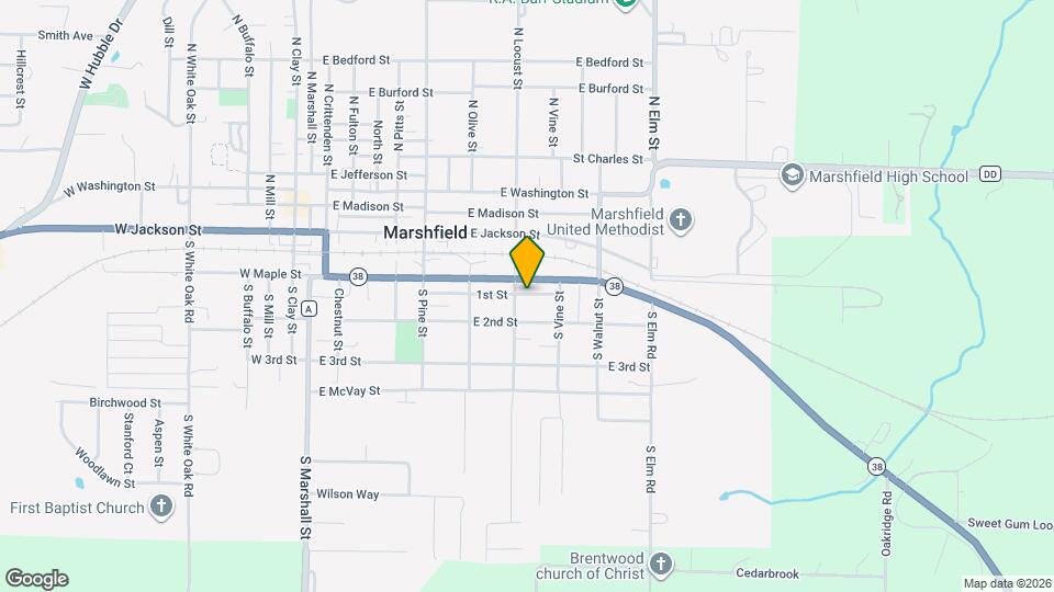 611 1st St Map and Location Details