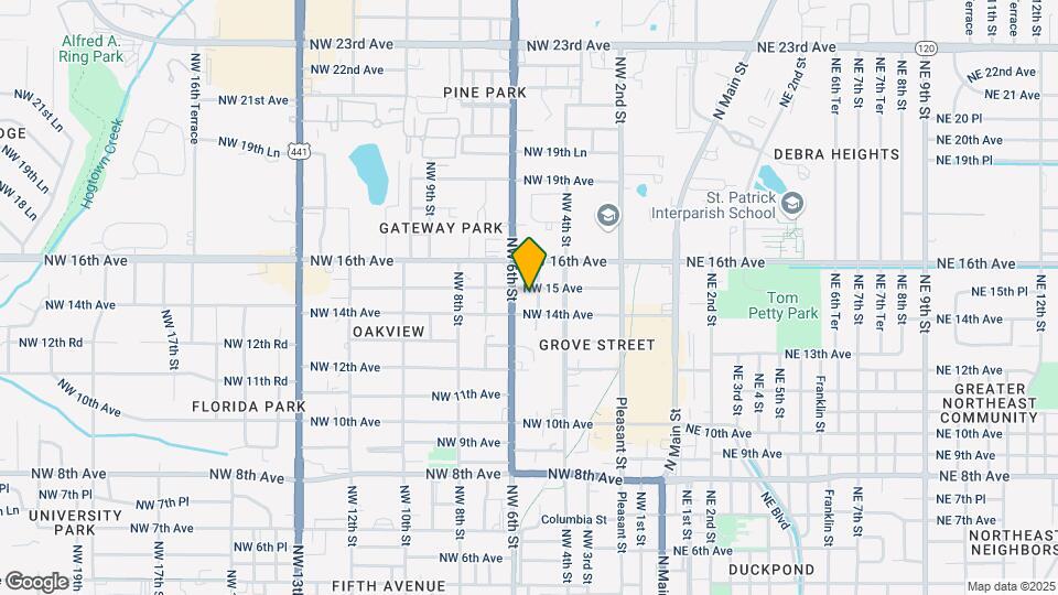 501 NW 15th Ave Map and Location Details