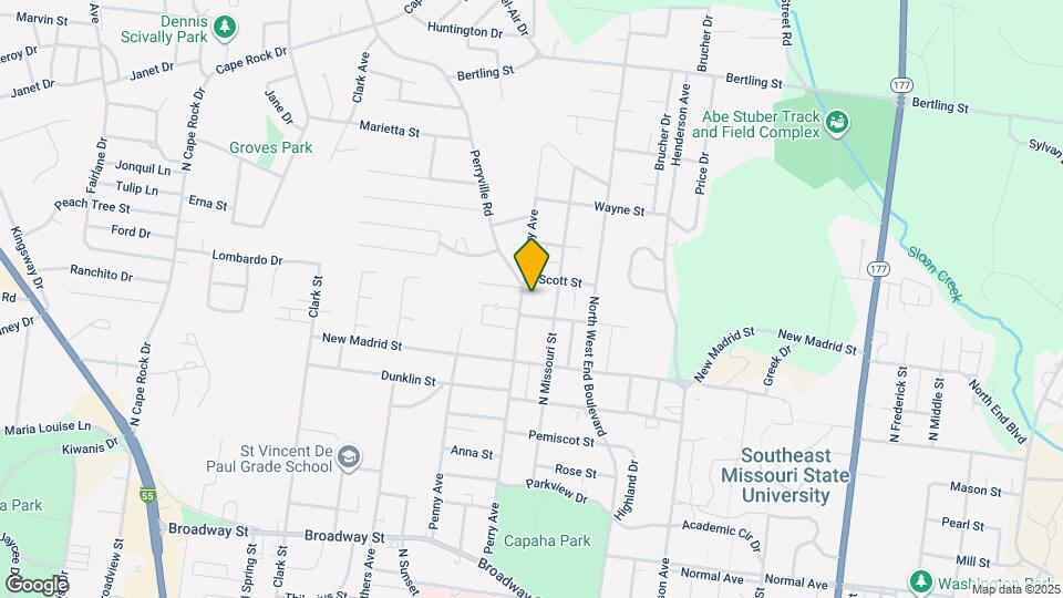 1104 Perry Ave Mapa y Detalles de la Ubicación