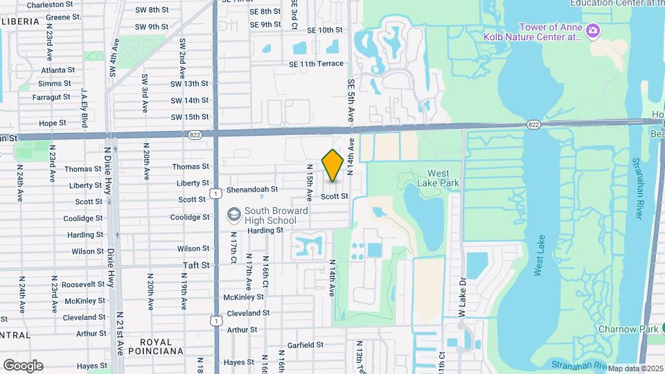 2108 N 14th Ct Map and Location Details
