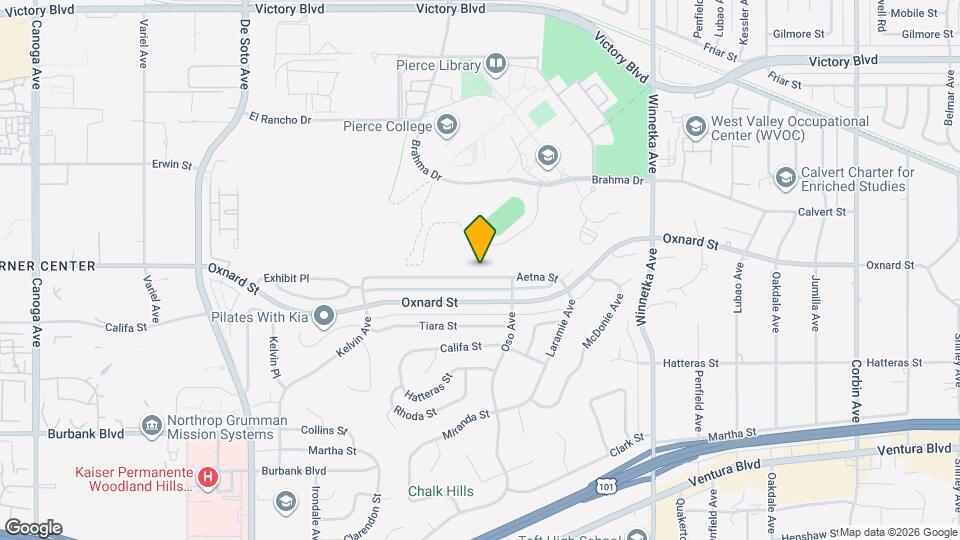 20425 Aetna St Map and Location Details