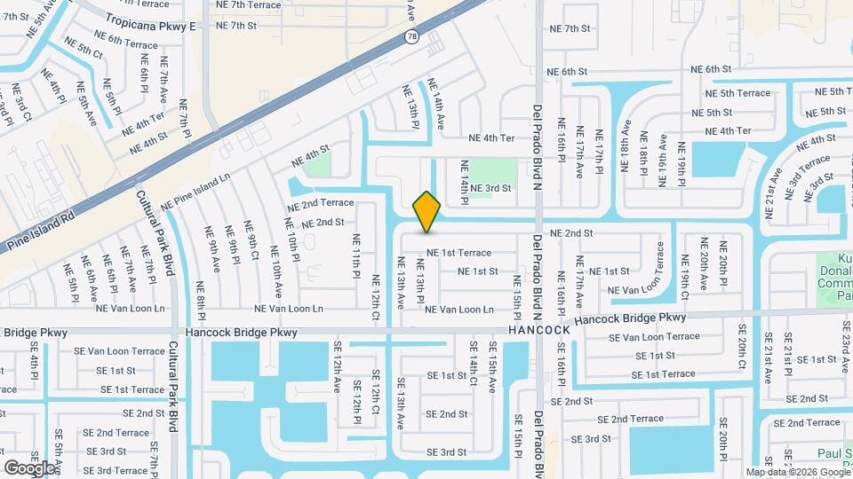 1318 NE 2nd St Map and Location Details