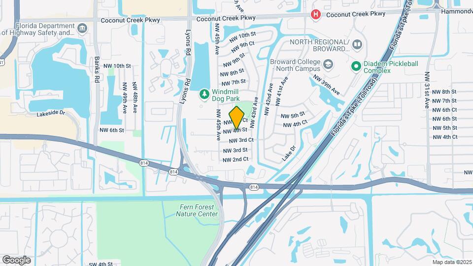 4380 NW 4th St Map and Location Details