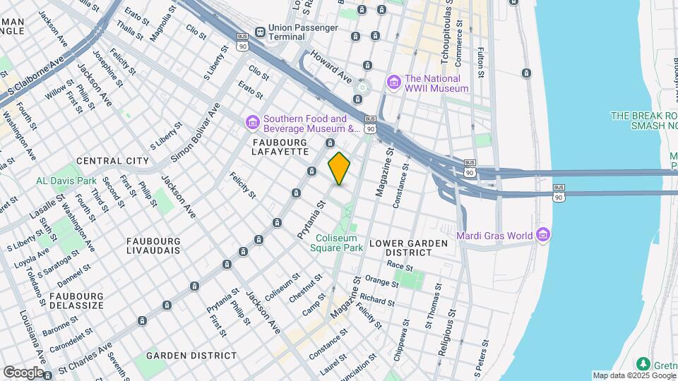 1432 Melpomene St Map and Location Details