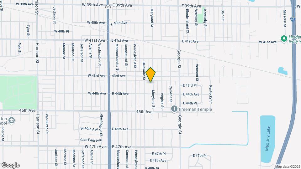 4340 Maryland St Map and Location Details