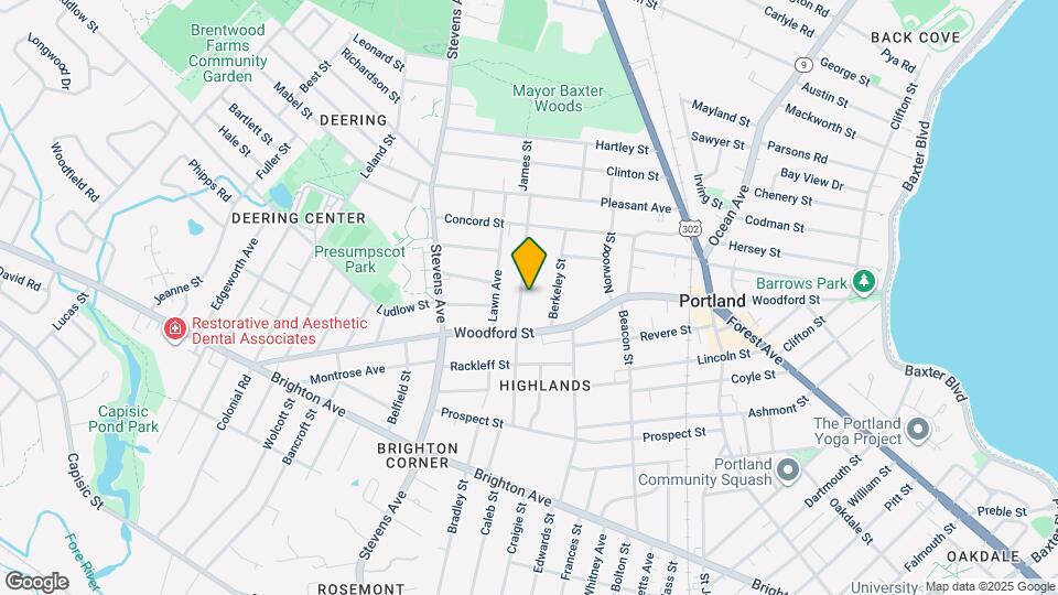 109 Glenwood Ave Map and Location Details