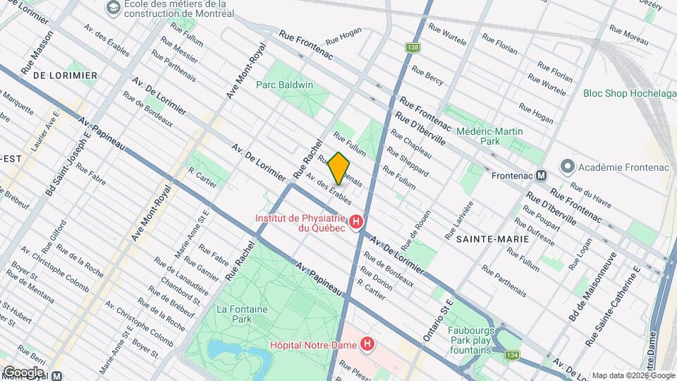 4007-4013 Des Érables Av Map and Location Details