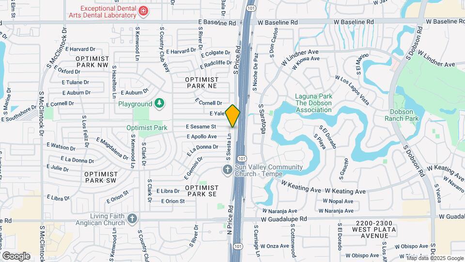 5715 S Siesta Ln Map and Location Details