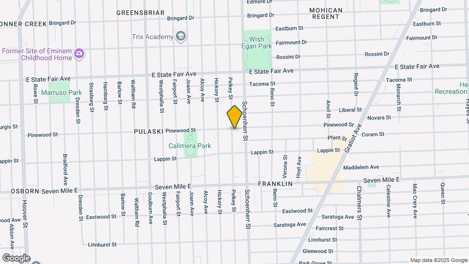 19392 Pelkey St Map and Location Details