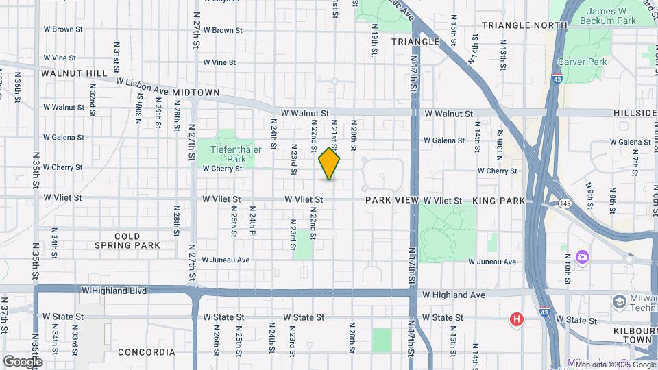 1429 N 21st St Map and Location Details