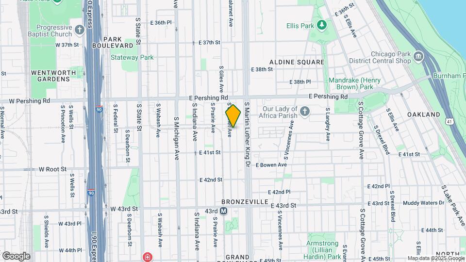 4009 S Calumet Ave Map and Location Details