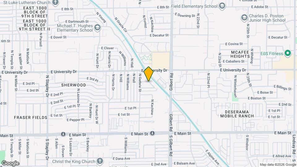 1837 E Brookdale St Map and Location Details