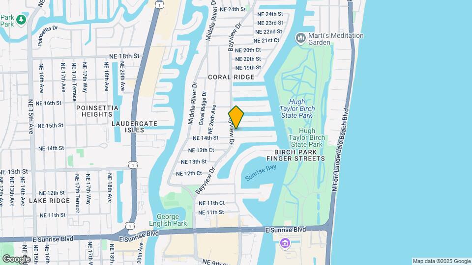 1400 Bayview Dr Mapa y Detalles de la Ubicación