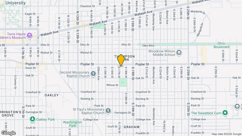 418 S 17th St Map and Location Details