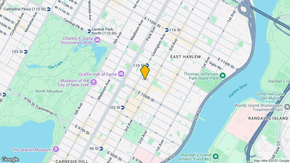 168 E 108th St Map and Location Details
