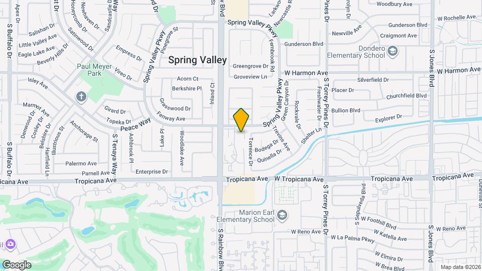 4712 Nara Vista Way Map and Location Details