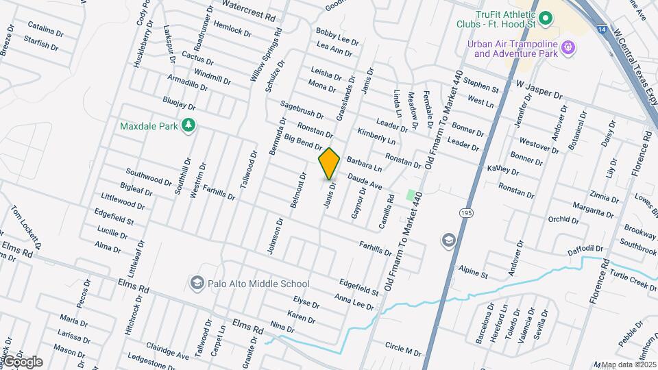 1807 Janis Dr Map and Location Details