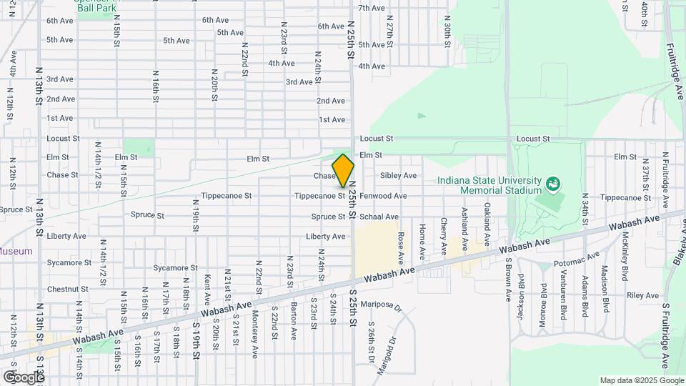 2436 Tippecanoe St Map and Location Details