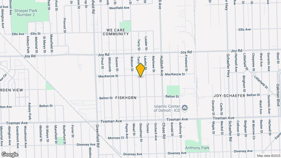 8332 Terry St Map and Location Details