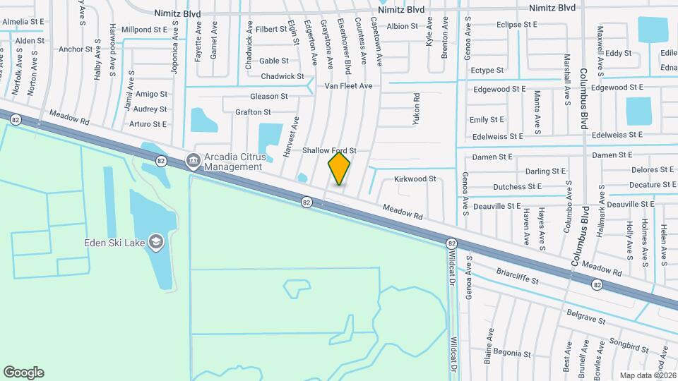 3309 Meadow Rd Map and Location Details