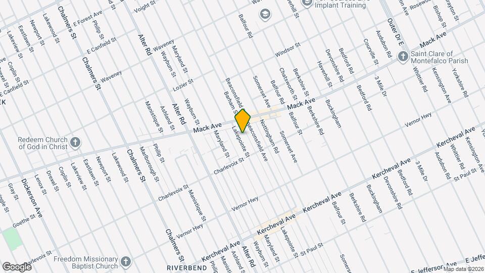 1440 Lakepointe St Mapa y Detalles de la Ubicación