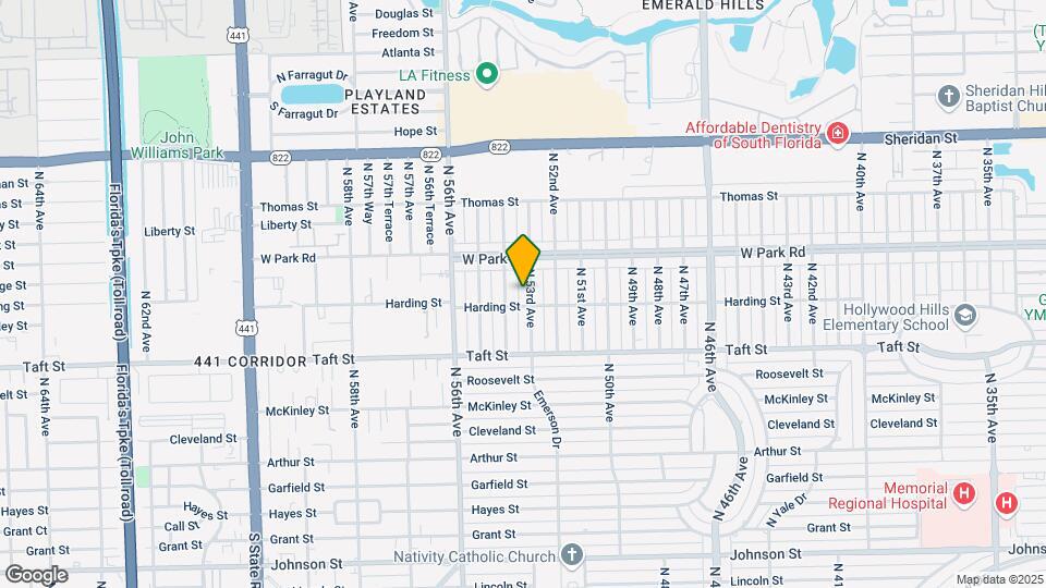 1920 N 53rd Ave Map and Location Details