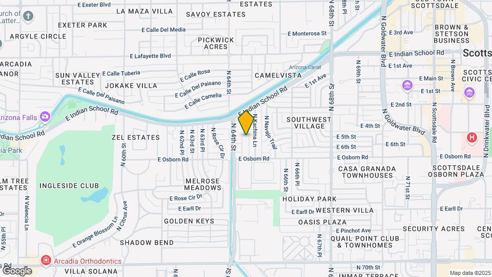 3513 N Paiute Way Map and Location Details