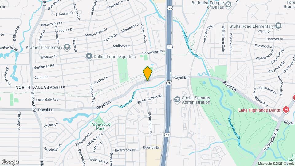 7832 Royal Ln Map and Location Details