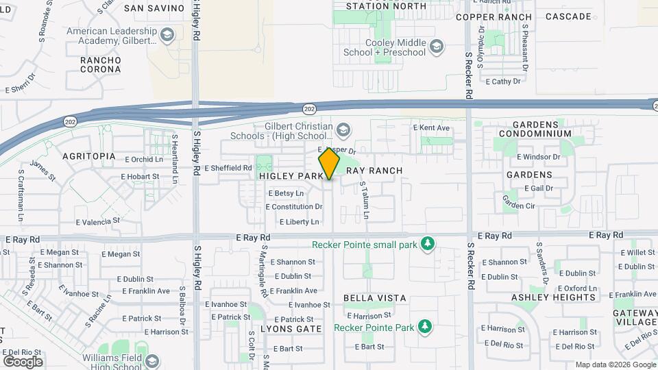 1453 S Ponderosa Dr Mapa y Detalles de la Ubicación