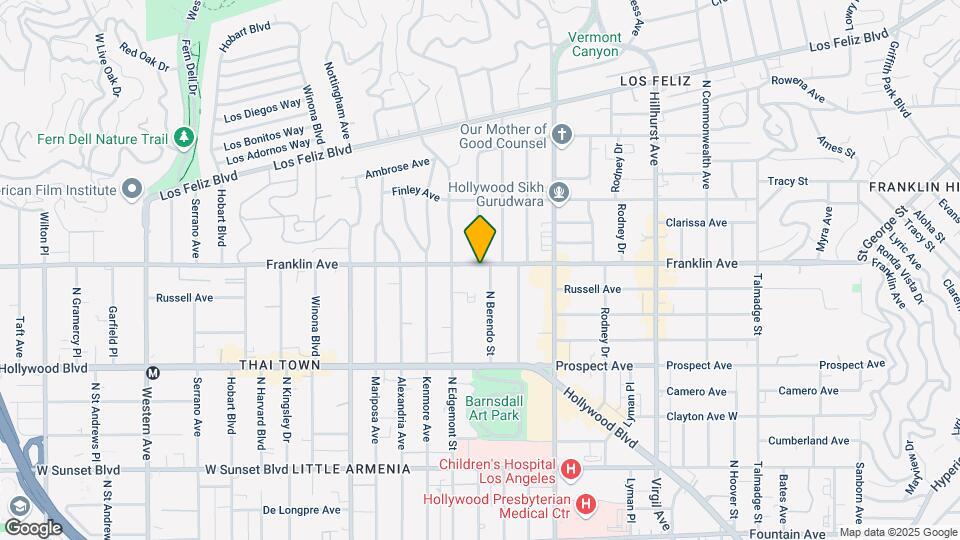 4808 Franklin Ave Mapa y Detalles de la Ubicación