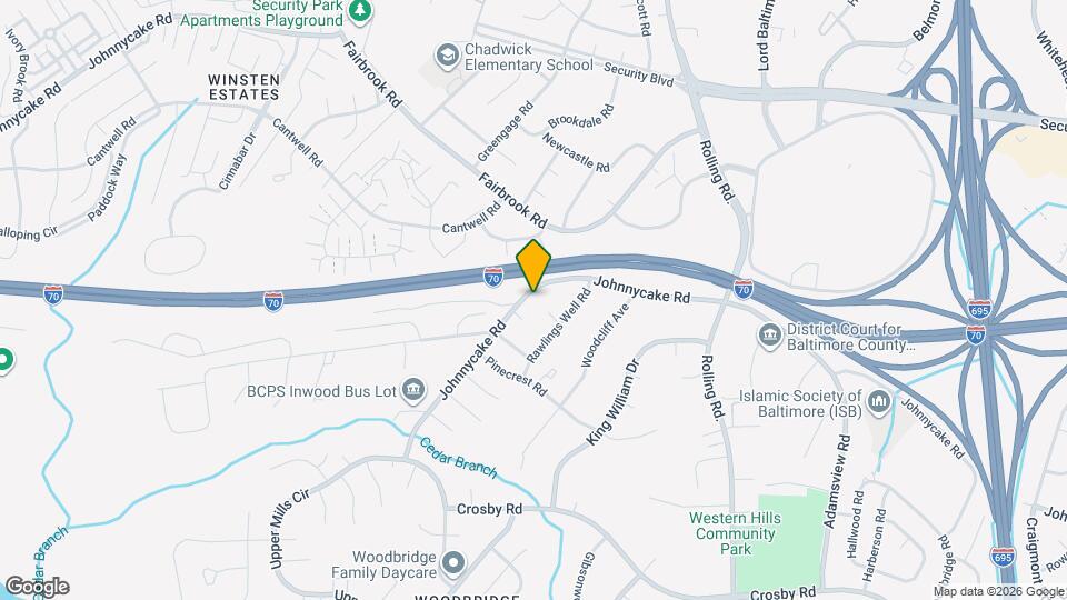 7215 Johnnycake Rd Map and Location Details