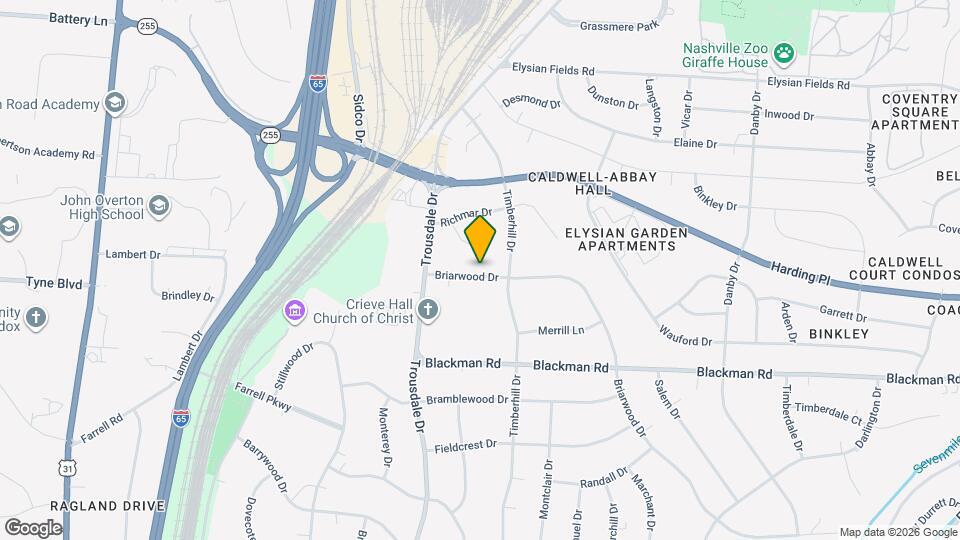 4744 Briarwood Dr Map and Location Details