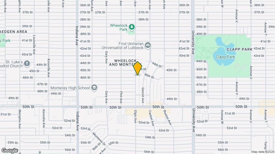 4609 Elgin Ave Map and Location Details