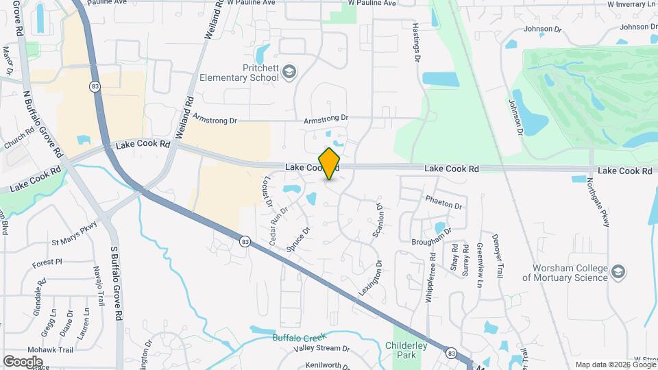 1182 Northbury Ln Map and Location Details