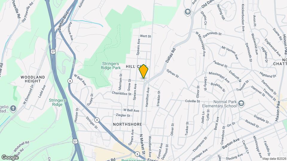 733 N Market St Map and Location Details