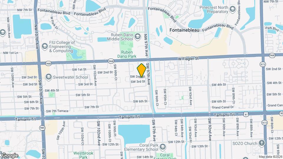 9741 SW 3rd St Map and Location Details